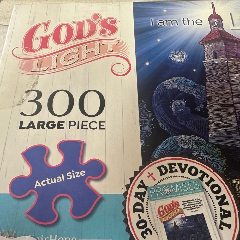 ✝️2 Christian Puzzles - COME UNTO ME & I AM THE LIGHT OF THE WORLD (NEW) - Picture 15 of 16
